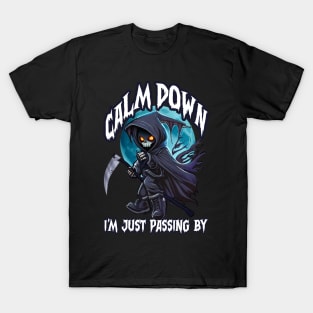 Death Rides a Scythe - Just Passing by T-Shirt